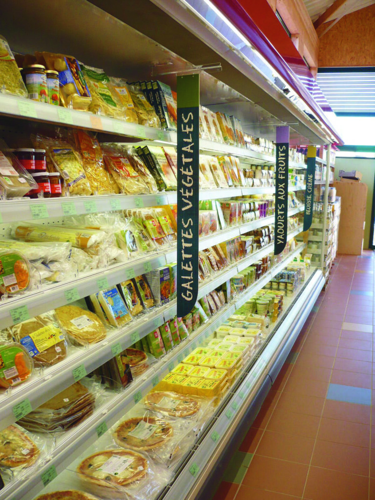 Balisage magasin rayon frais