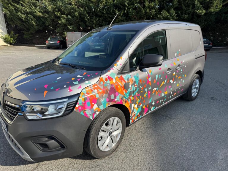 Habillage vehicule confettis
