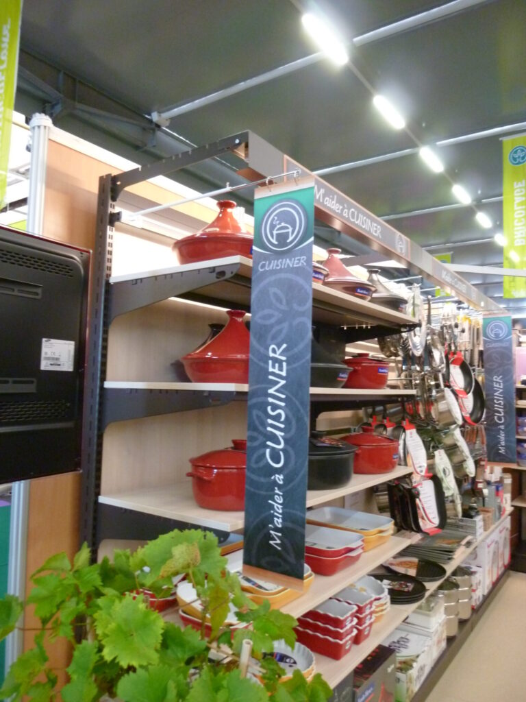 Kakémono balisage magasin GV